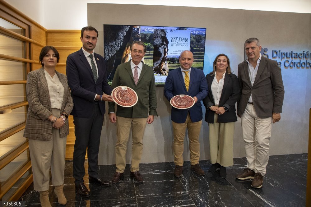 CórdobaÚnica.- Villanueva de Córdoba prepara la XXV Feria del Jamón de Bellota 100% Ibérico de Los Pedroches Presentación de la XXV Feria del Jamón de Bellota 100% Ibérico de Los Pedroches.