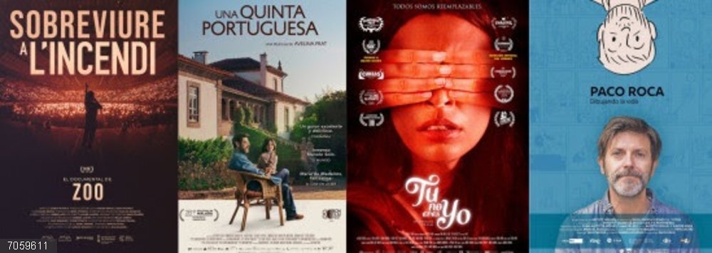 Cultura.- Un total de cuatro títulos se proyetarán en el XI Ciclo de Cine Valenciano Actual de Fundación SGAE y EDAV Carteles de las películas