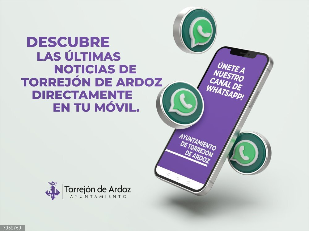 Torrejón.- El Ayuntamiento lanza un canal de WhatsApp para informar a los vecinos "de forma inmediata" El Ayuntamiento de Torrejón de Ardoz crea un canal de Whatsapp para ofrecer noticias de actualidad e información de interés de forma inmediata
