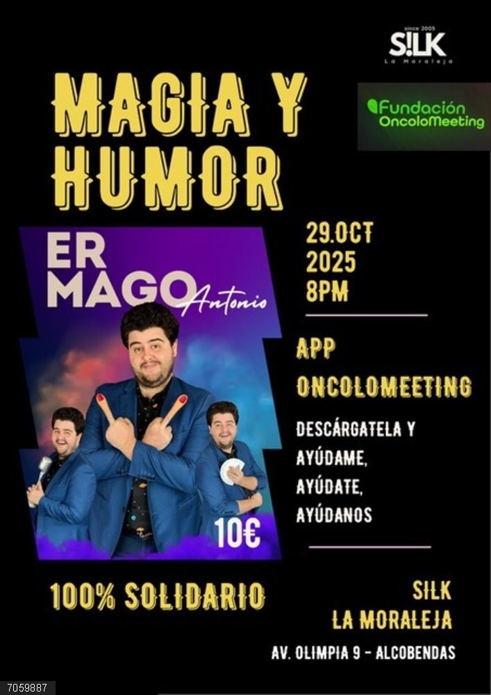 Alcobendas.- Un evento recauda fondos para apoyar a pacientes y supervivientes de cáncer Cartel del evento solidario que recaudará fondos en Alcobendas para la Fundación OncoloMeeting