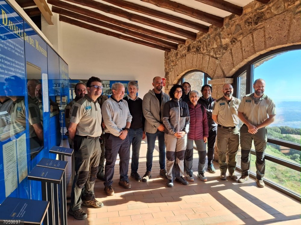 La Diputación de Barcelona presenta el nuevo espacio expositivo en el conjunto de la Mola. La Diputación de Barcelona presenta el nuevo espacio expositivo en el conjunto de la Mola.