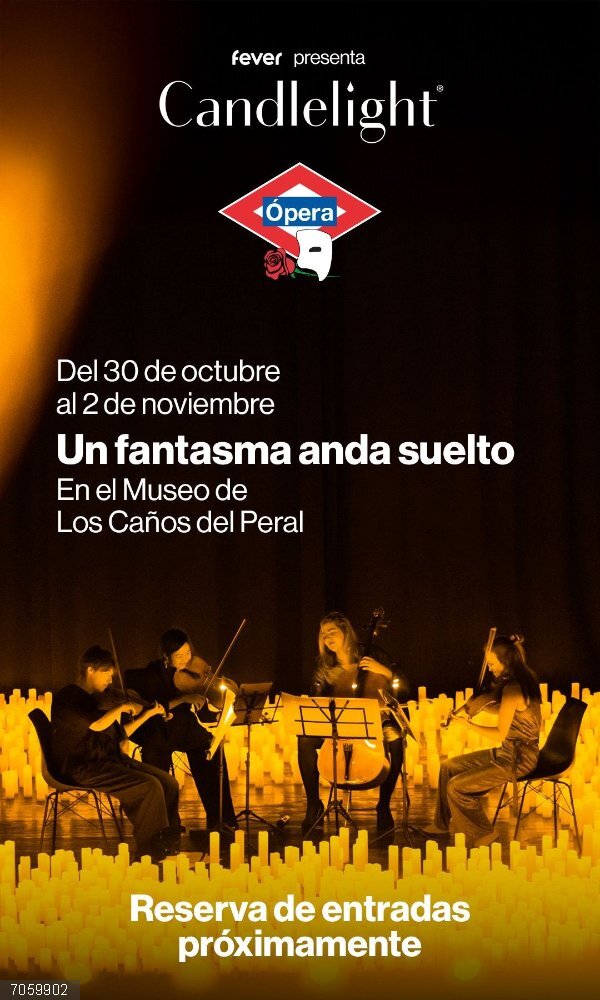 Metro agota en cinco horas las 2.320 entradas disponibles para celebrar Halloween con 'El Fantasma de la Ópera' El Fantasma de la Ópera, en la estación de Metro de Ópera