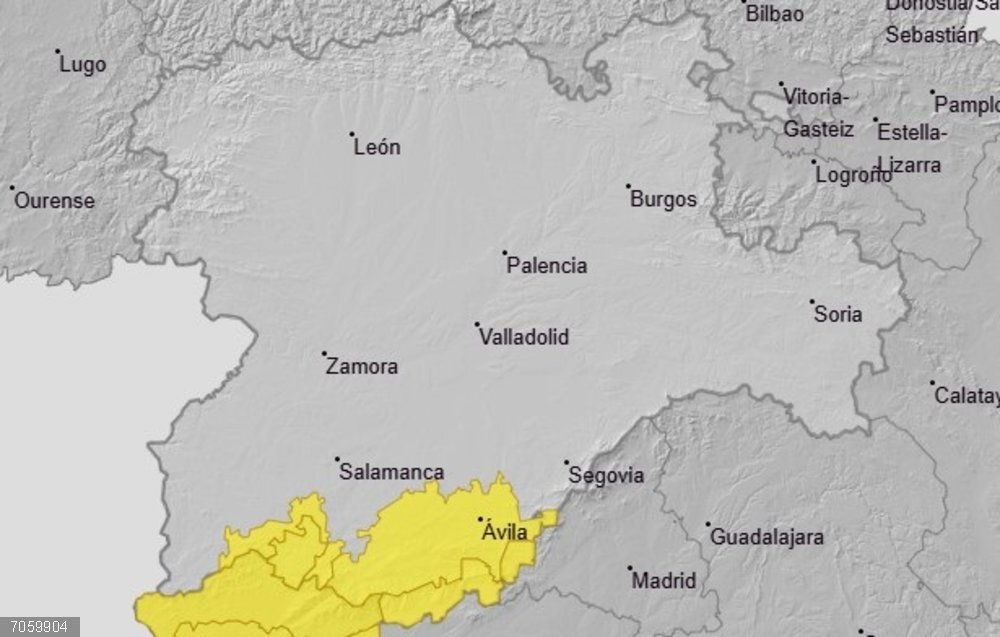Ávila y Salamanca estarán mañana en riesgo por lluvias Avisos por lluvias en las provincias de Ávila y Salamanca para el martes 28 de octubre.