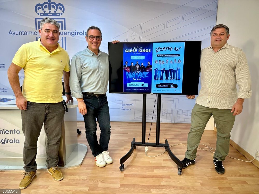 Presentación conciertos de Siempre Así y Gipsy Kings en Marenostrum Fuengirola Presentación conciertos de Siempre Así y Gipsy Kings en Marenostrum Fuengirola