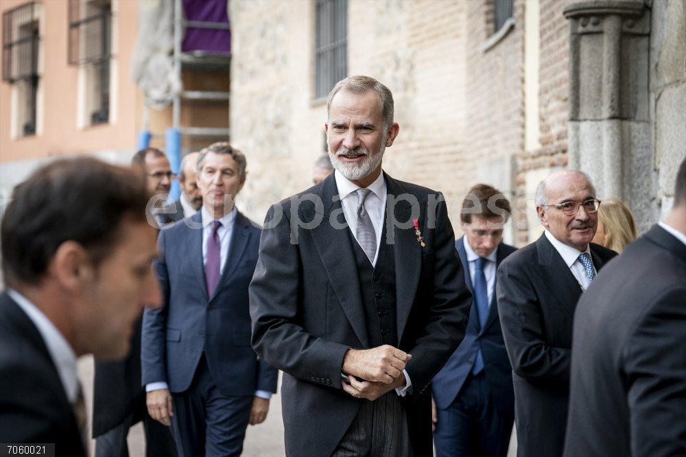 El Rey asiste al ingreso de Jaime Alfonsín en la Real Academia de Ciencias Morales y Políticas El Rey Felipe VI a su llegada al ingreso del ex jefe de la Casa de Su Majestad el Rey Jaime Alfonsín Alfonso como académico de número, en la Real Academia de Ciencias Morales y Políticas, a 27 de octubre de 2025, en Madrid (España). El que fue jefe de la Casa de Su Majestad el Rey de 2011 a 2024, Jaime Alfonsín, ha sido nombrado académico de número de la Real Academia De Ciencias Morales y Políticas, un espacio de encuentro y debate de los saberes sociales, económicos, filosóficos y político-jurídicos.