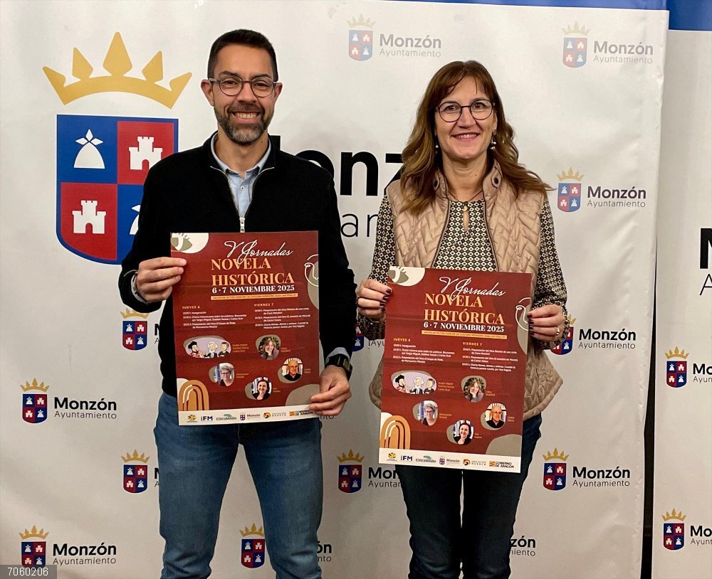 Monzón organiza las V Jornadas de Novela Histórica para lectores de todas las edades V Jornadas de Novela Histórica en Monzón para lectores de todas las edades.