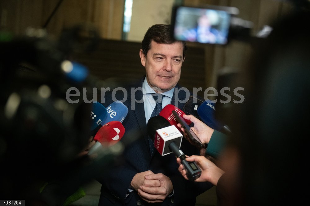 Mañueco presenta la Campaña de Turismo de Castilla y León El presidente de la Junta de Castilla y León, Alfonso Fernández Mañueco, ofrece declaraciones a la prensa antes de presentar la Campaña de Turismo de Castilla y León, en la Real Academia de Bellas Artes de San Fernando, a 28 de octubre de 2025, en Madrid (España). Bajo el lema “aquí, menos ruido y más nueces”, Mañueco presenta su proyecto para situar a Castilla y León entre las tres mejores comunidades de España.