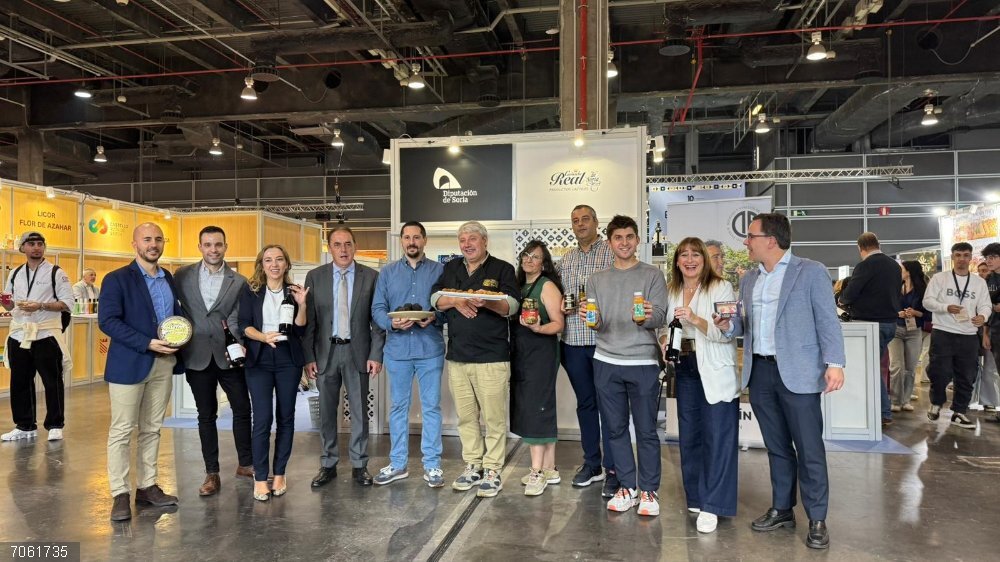 Soria refuerza la marca de los productos sorianos en su primera participación en la Feria de Gastronomía de Valencia La Diputación de Soria participa por primera vez en la Feria de la Gastronomía de Valencia.