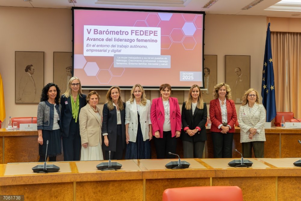 Un 98,7% de las trabajadoras cree que la falta de corresponsabilidad afecta a su bienestar personal, según FEDEPE Presentación del V Barómetro FEDEPE, un estudio promovido por la Federación Española de Mujeres Directivas, Ejecutivas, Profesionales y Empresarias (FEDEPE), en el Congreso de los Diputados