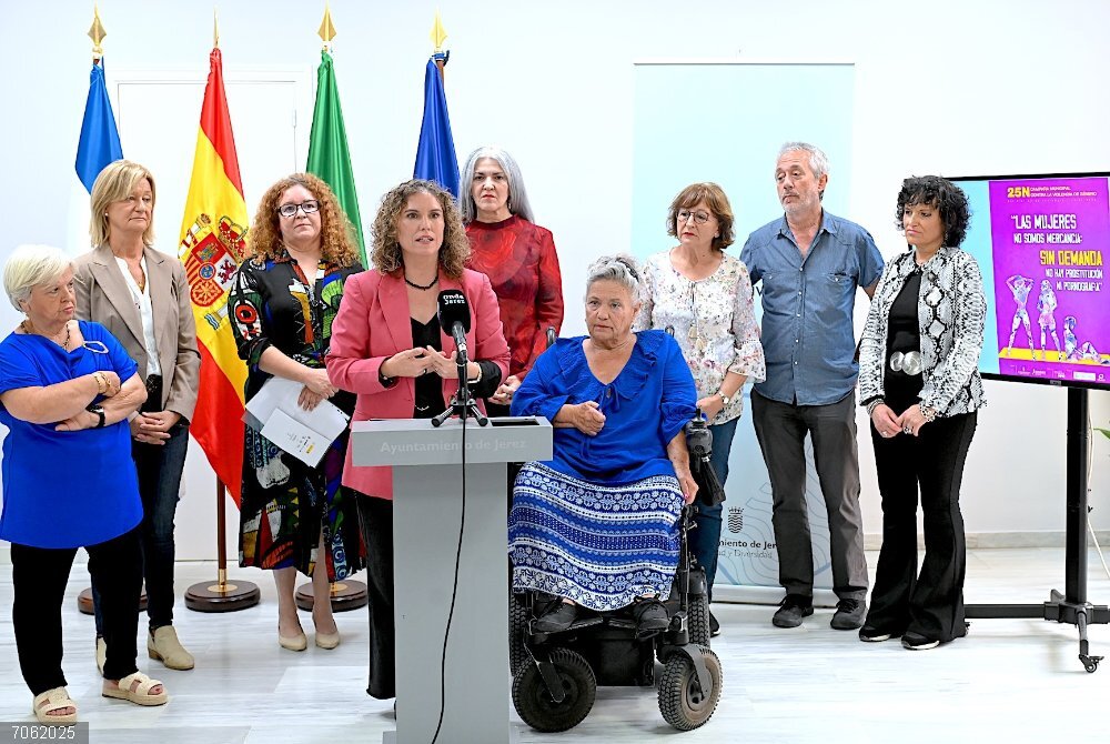 Cádiz.-JerezAlDía.- Jerez conmemorará el 25N con actos centrados en la sensibilización contra las violencias sexuales La teniente de alcaldesa de Desarrollo Rural, Igualdad y Diversidad en el Ayuntamiento de Jerez de la Frontera (Cádiz), Susana Sánchez, presenta las actividades por el 25 de noviembre.