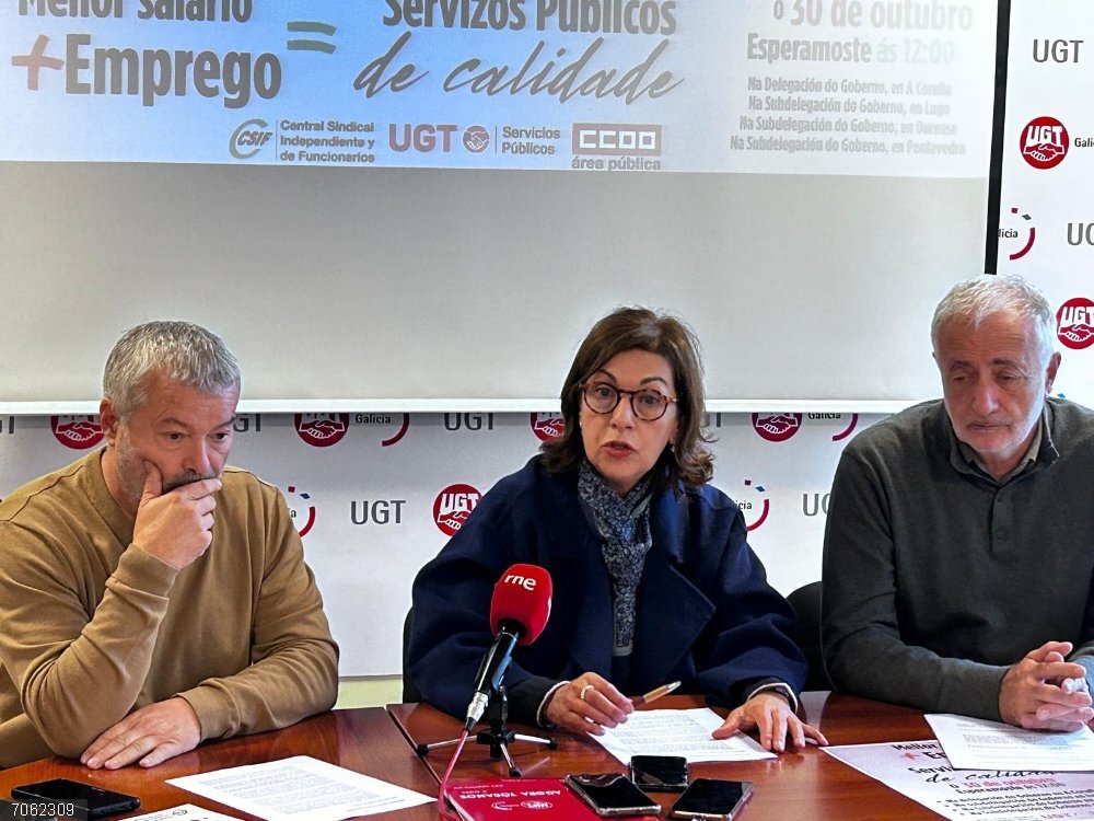 Sindicatos convocan una manifestación este jueves para reclamar la "subida salarial de los empleados públicos" Sindicatos convocan una manifestación este jueves para reclamar la "subida salarial de los empleados públicos"