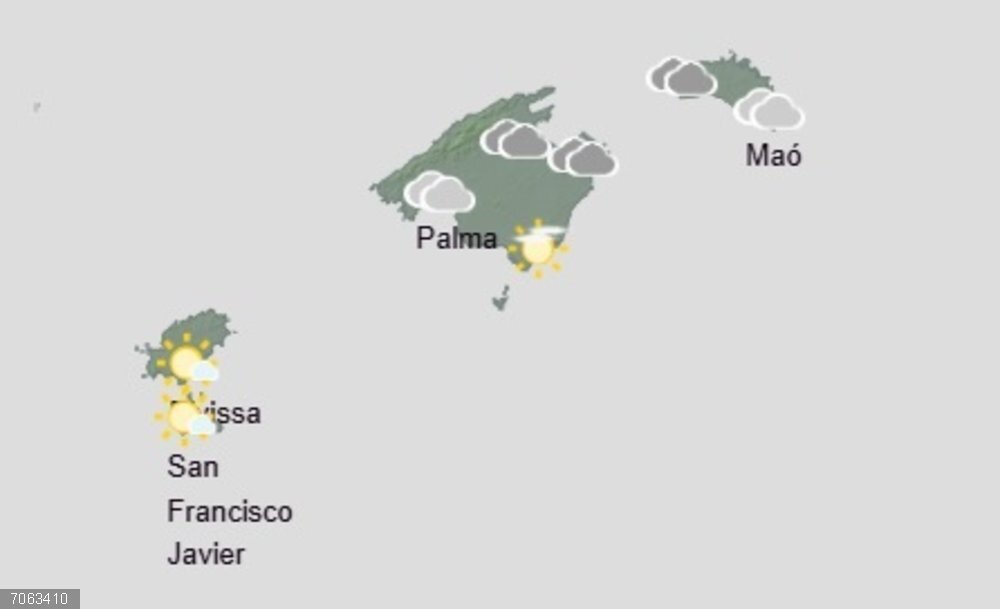 El tiempo hoy, miércoles 29 de octubre, en Baleares. El tiempo hoy, miércoles 29 de octubre, en Baleares.