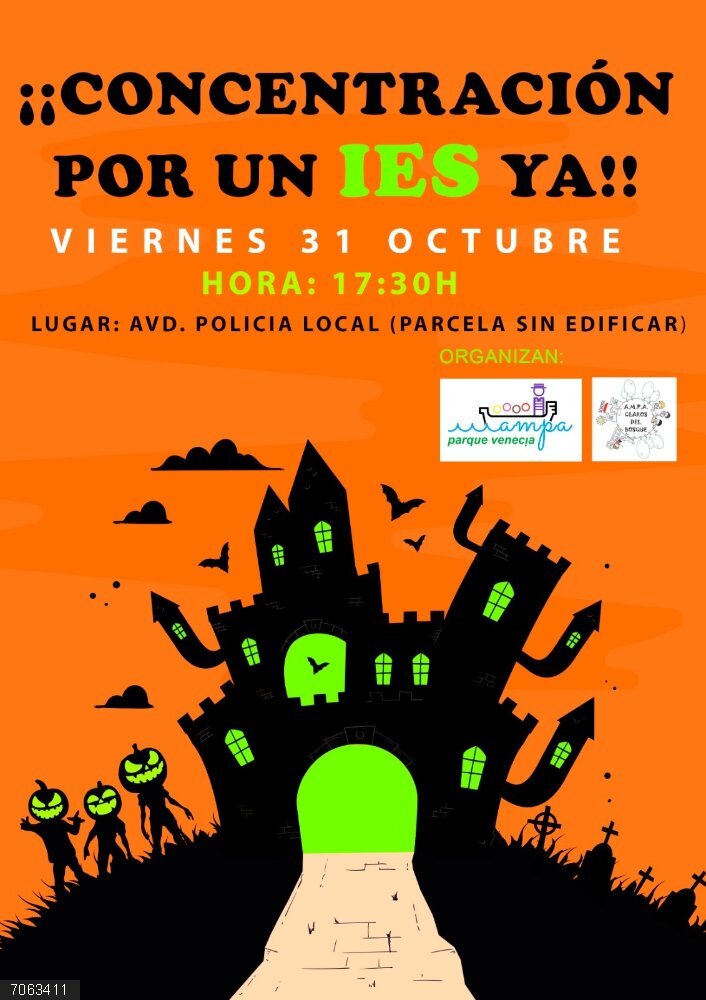 Zaragoza.- Familias de Parque Venecia piden construcción urgente de un IES que garantice la continuidad del alumnado Familias de Parque Venecia se concentrarán para exigir la construcción urgente de un IES que garantice la continuidad del alumnado
