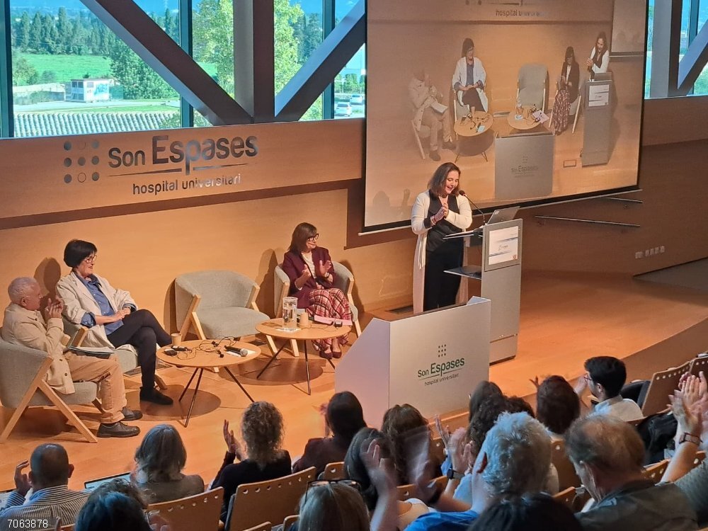 La consellera de Salud, Manuela García, inaugura la jornada en Son Espases La consellera de Salud, Manuela García, inaugura la jornada en Son Espases