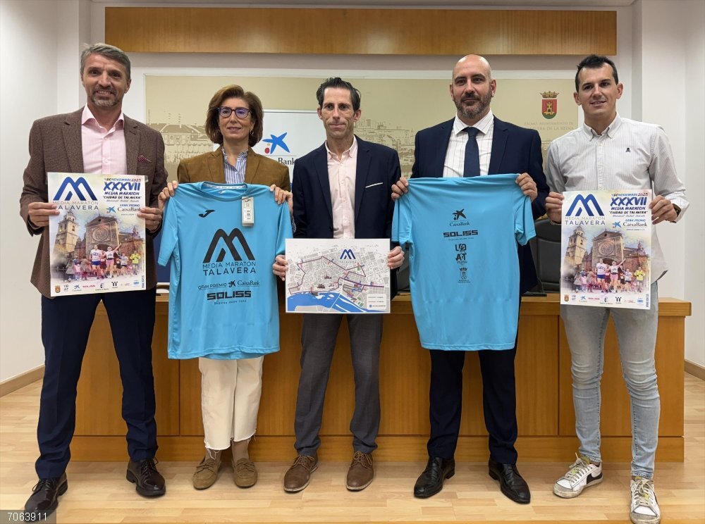 La Media Maratón 'Ciudad de Talavera', que se celebra el 9 de noviembre, supera los 550 corredores hasta la fecha Presentación de la XXXVII Media Maratón 'Ciudad de Talavera'.