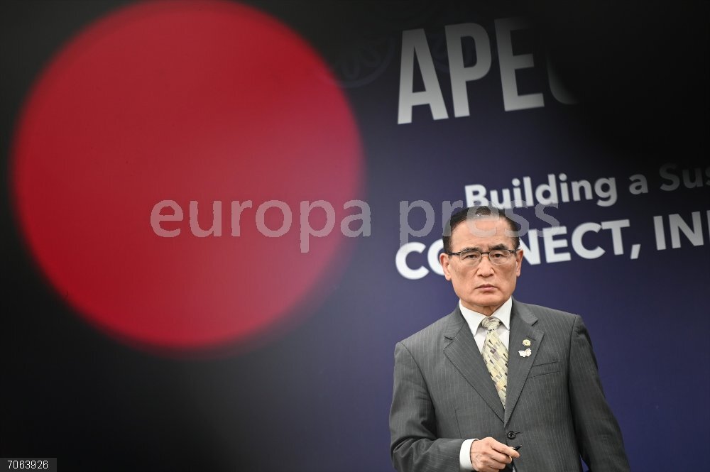 APEC Summit 2025 29 October 2025, South Korea, Gyeongju: Wi Sung Lac, Director of the National Security Office of South Korea, speaks at a press conference. South Korean officials gave details of the talks with the US to media representatives at the Asia-Pacific Economic Cooperation (APEC) summit. Photo: Johannes Neudecker/dpa