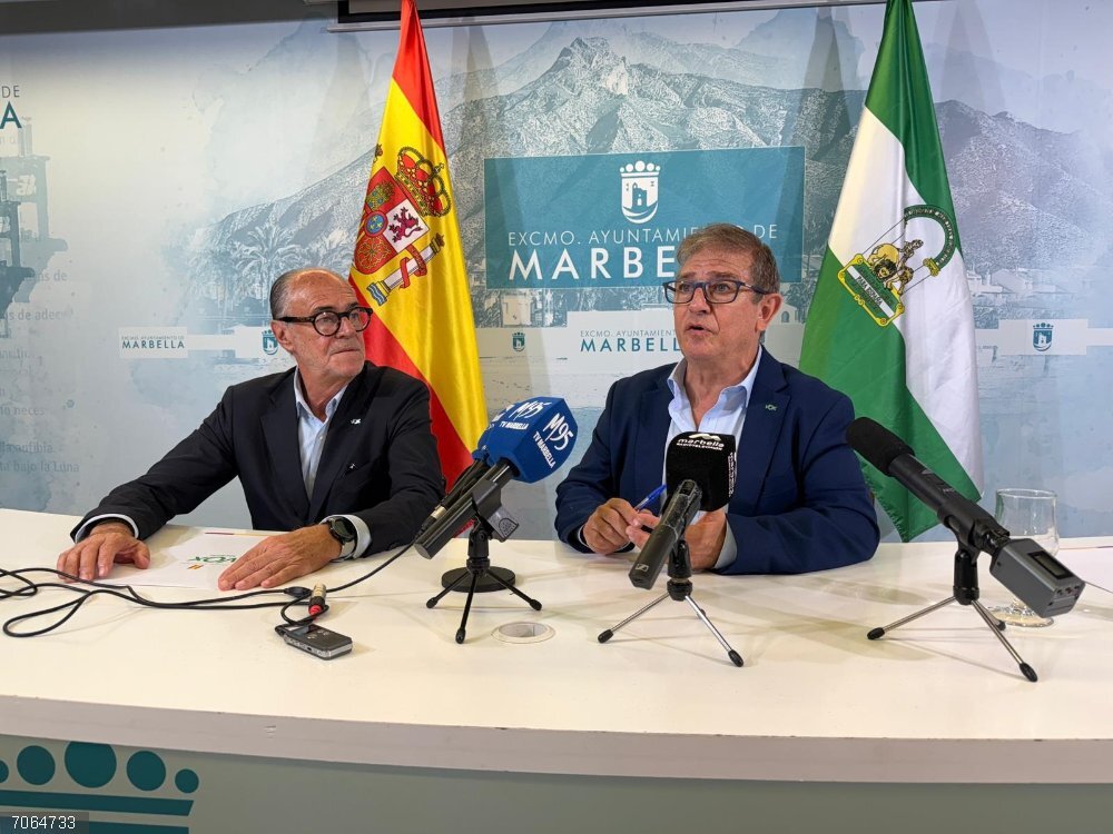 Eugenio Moltó y Carlos Magro, ediles de Vox en Marbella. Eugenio Moltó y Carlos Magro, ediles de Vox en Marbella.