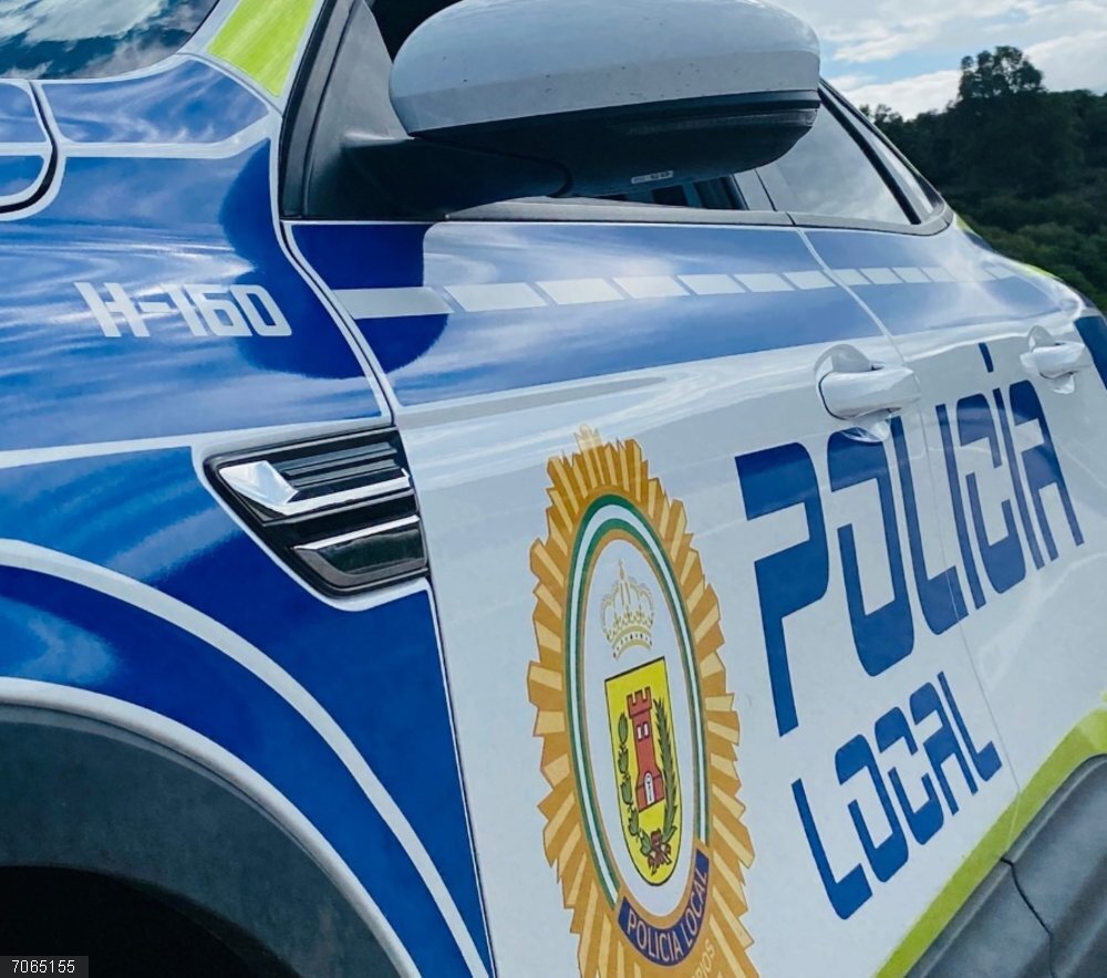 Cádiz.-Sucesos.- Denunciado un menor de 14 años en Los Barrios por circular con una moto sin carnet de conducir Vehículo de la Policía Local de Los Barrios (Cádiz)