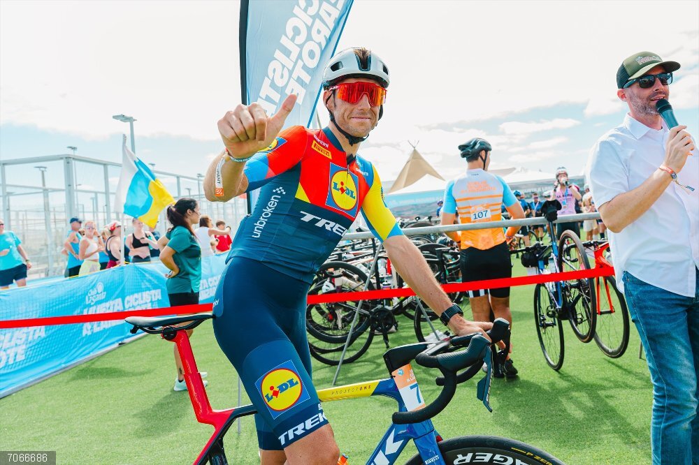 Ciclismo.- La III Vuelta Ciclista Lanzarote se celebrará el 3 y 4 de octubre de 2026 El ciclista español del Lidl-Trek Carlos Verona en la segunda edición de la Vuelta Ciclista a Lanzarote.