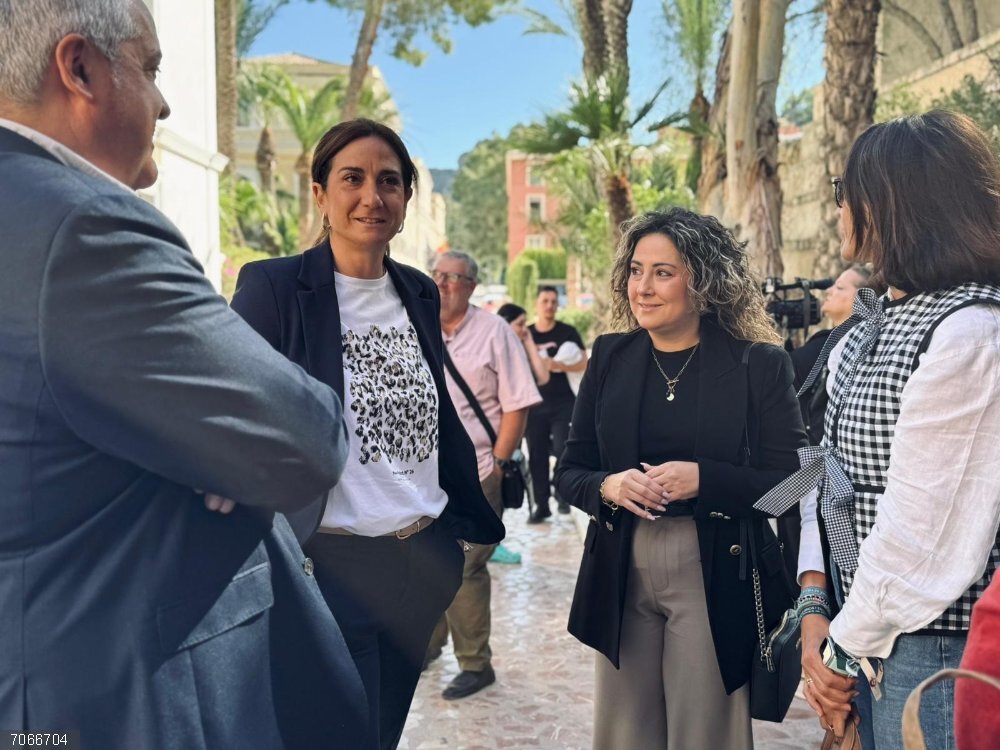 Archena inaugura la Primera Ruta de Turismo de Bienestar de la Región de Murcia La alcaldesa de Archena, Patricia Fernández, momentos antes del acto