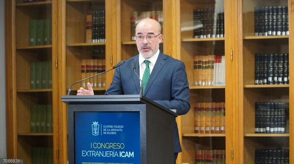 Colegio de Abogados de Madrid.- El ICAM reivindica el papel de la abogacía en la defensa de los derechos migratorios El delegdo de Gobierno en Madrid, Francisco Martín.