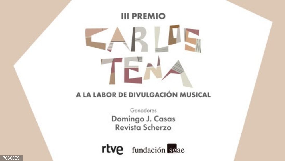 La revista de música clásica 'Scherzo' y el fotoperiodista musical Domingo J.Casas, III Premio Carlos Tena de SGAE y TVE La revista de música clásica 'Scherzo' y el fotoperiodista musical Domingo J. Casas, ganadores del III Premio Carlos Tena