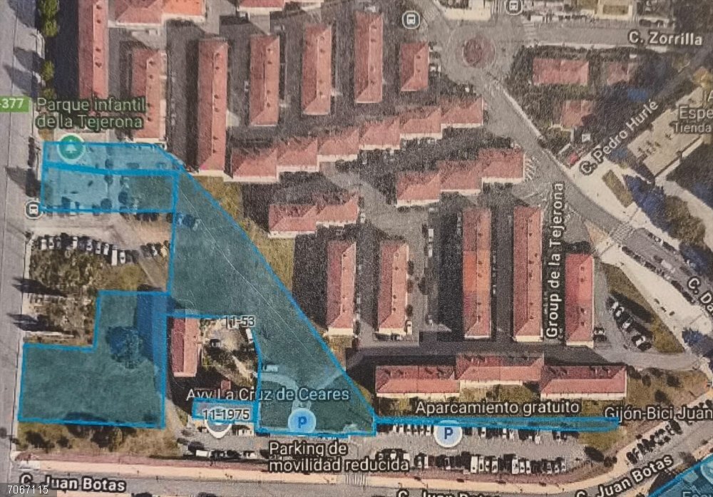 Simulación de las parcelas con las que el Ayuntamiento acondicionará una nueva zona verde en el barrio de Ceares. Simulación de las parcelas con las que el Ayuntamiento acondicionará una nueva zona verde en el barrio de Ceares.