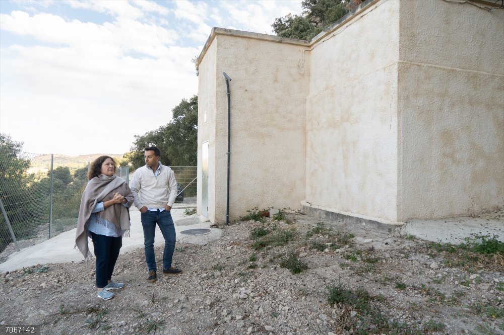 Diputación de Guadalajara invierte 419.766 euros en obras en ocho pueblos del norte de la provincia Depósito de agua de Riofrío del Llano.