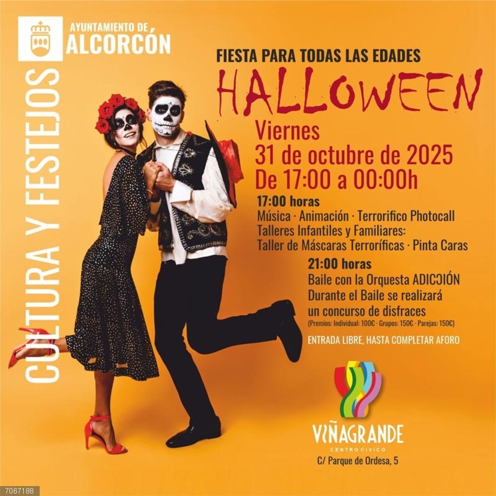 Alcorcón.- El túnel del terror y la obra 'Entrañas' protagonizan agenda cultural del fin de semana marcada por Halloween Cartel de Halloween en Alcorcón