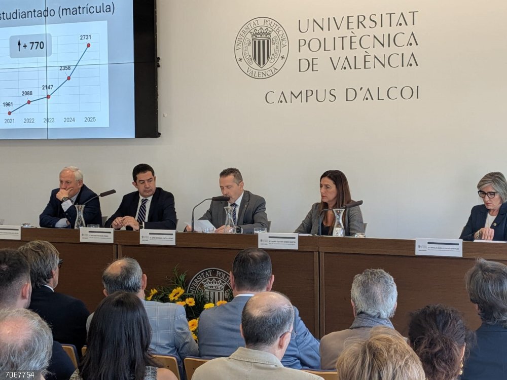 La Generalitat prevé destinar 250.000 euros en 2026 para equipamientos en el Campus d'Alcoi de la UPV Apertura del curso 2025-2026 en el Campus d'Alcoi de la Universitat Politècnica de València