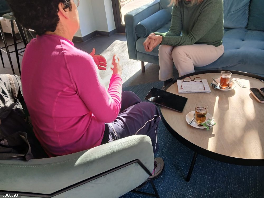 Afammer y el Balneario de Ariño lanzan un proyecto de teleformación y prácticas personalizadas para mujeres Una alumna realiza prácticas con la herramienta Amaia