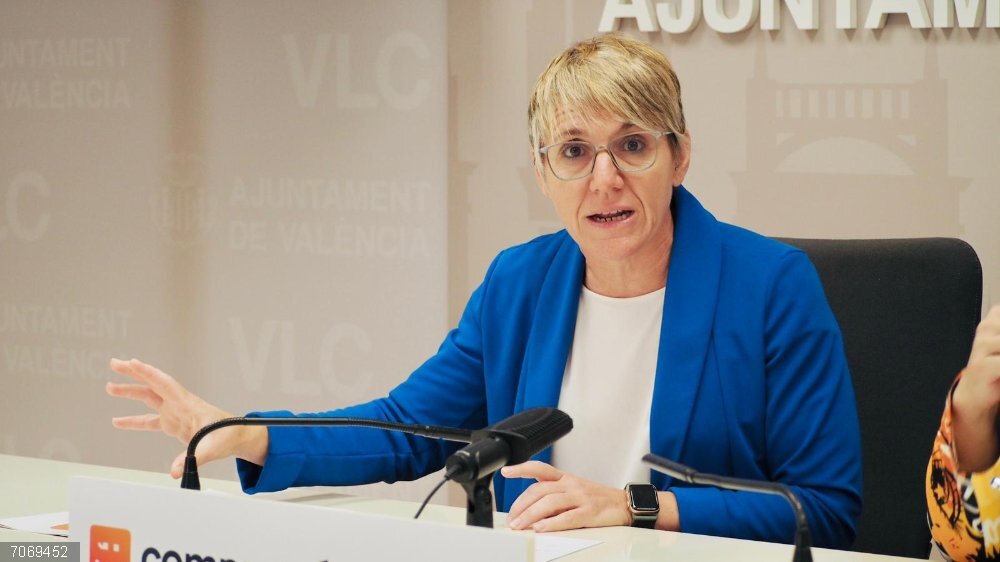 Valencia.- Compromís censura el "cinismo extremo" del PP en la negociación de la ZBE: "Ni nos ha llamado ni nos llamará" La portavoz de Compromís en el Ayuntamiento de València, Papi Robles, en una imagen reciente.