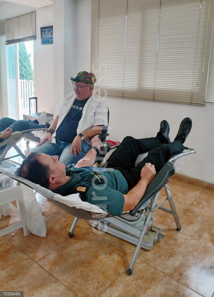 La Guardia Civil colabora en la campaña de donación de sangre en Murcia La Guardia Civil colabora en la campaña de donación de sangre en Murcia