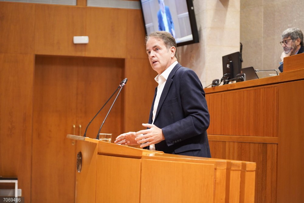 Pleno.- El Gobierno de Aragón cerrará este año con un déficit cercano al 0,4, señala Bermúdez de Castro El consejero de Hacienda, Interior y Administración Pública del Gobierno de Aragón, Roberto Bermúdez de Castro.