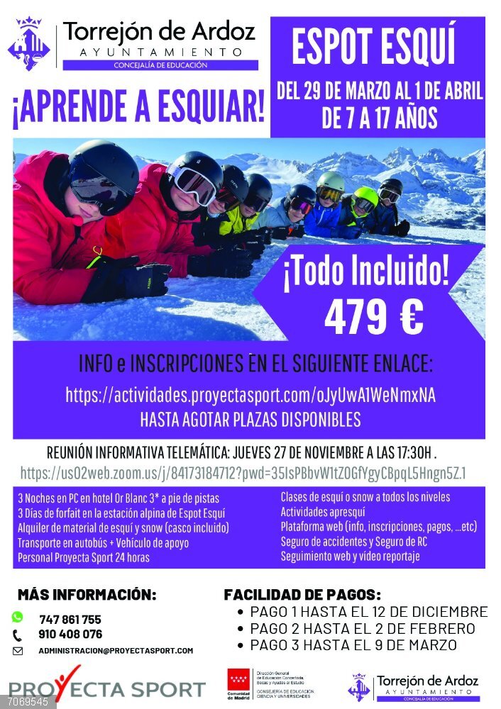 Un viaje dirigido a jóvenes para aprender a esquiar en Semana Santa Un viaje dirigido a jóvenes para aprender a esquiar en Semana Santa