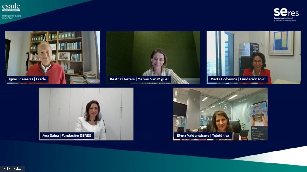 Las empresas refuerzan su liderazgo responsable ante la incertidumbre y los nuevos retos del modelo ESG, según expertos Ciclo de Conferencias Esade - Fundación SERES, celebrada bajo el título 'ESG en transición: contexto, cambio e incertidumbre'