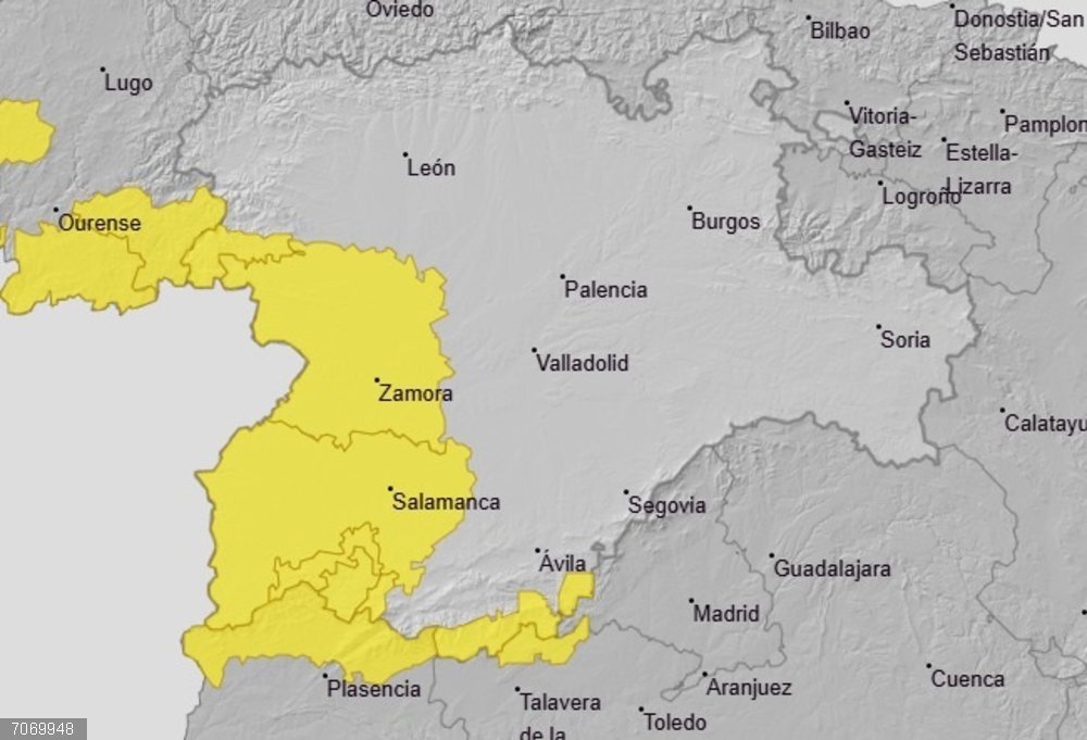 Ávila, Salamanca y Zamora se mantienen este sábado en riesgo por lluvias Ávila, Salamanca y Zamora se mantienen este sábado en riesgo por lluvias