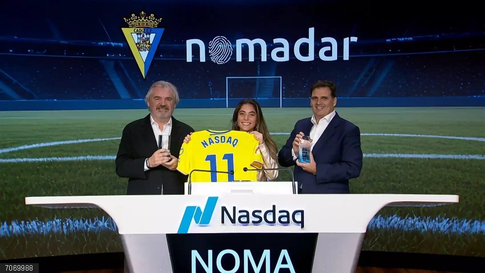 El Cádiz empieza a cotizar en Nasdaq de la mano de Nomadar, su filial tecnológica El Cádiz empieza a cotizar en Nasdaq de la mano de Nomadar, su filial tecnológica