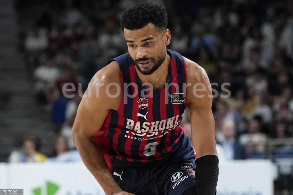 Timothe Luwawu-Cabarrot of Baskonia in action during the Playoff quarter finals of the Spanish League, Liga ACB Endesa, basketball match played between Real Madrid and Saski Baskonia at Movistar Arena on June 03, 2025 in Madrid, Spain. Timothe Luwawu-Cabarrot of Baskonia in action during the Playoff quarter finals of the Spanish League, Liga ACB Endesa, basketball match played between Real Madrid and Saski Baskonia at Movistar Arena on June 03, 2025 in Madrid, Spain.