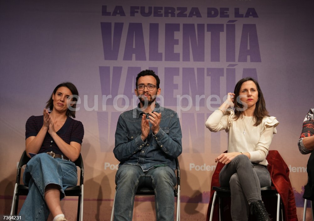 Belarra participa en el acto de cierre de campaña de Podemos en Castilla y León - EUROPAPRESS