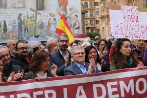 Vélez (PSRM) acompaña en Murcia a los ciudadanos y ciudadanas contra el 'lawfare' y en apoyo a la democracia