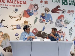El divulgador de cómic Álvaro Pons y el novelista gráfico Paco Roca