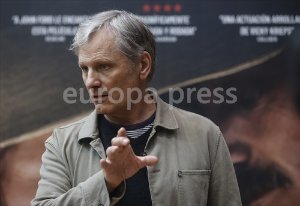 Viggo Mortensen ofrece una rueda de prensa con motivo del pase de la película 'Hasta el fin del mundo'