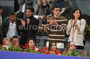 Rostros conocidos asisten al partido de Carlos Alcaraz en el Mutua Madrid Open