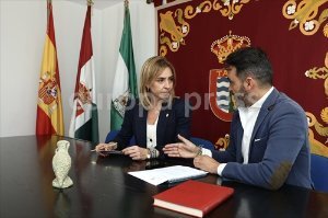La presidenta de la Diputación de Cádiz visita la ELA de San Isidro del Guadalete (Jerez)