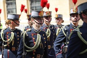 El Rey Felipe VI celebra el 40 aniversario de su jura de Bandera en el Ejército de Tierra