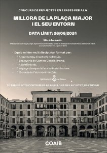 El Colegio de Arquitectos de Baleares llama a participar en el concurso de proyectos para la plaza Mayor y su entorno
