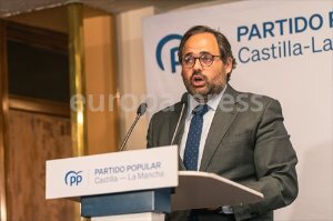 El presidente regional del PP, Paco Núñez, en el Comité Ejecutivo Autonómico del PP: