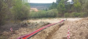 Sequía.- La Iglesuela del Cid (Teruel) inicia las obras de canalización para aumentar el suministro de agua potable