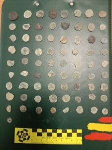Córdoba.-Sucesos.-La Guardia Civil interviene en La Rambla 73 monedas de época romana de importante valor arqueológico